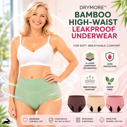 💥LAST DAY 70% OFF💥Drymore™ Premium Bamboo Leakproof Underwear