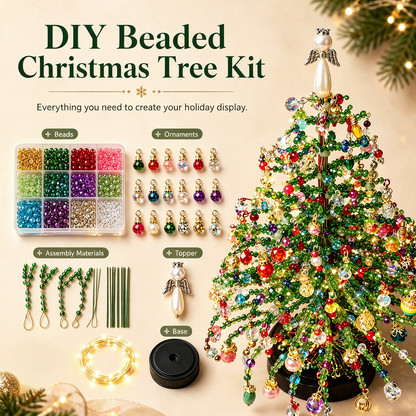 🔥BEST SALE 70% OFF! 🎄DIY Beaded Christmas Tree Ornament Craft Kit