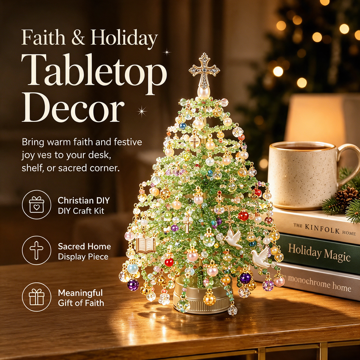 🔥BEST SALE 70% OFF! 🎄DIY Beaded Christmas Tree Ornament Craft Kit