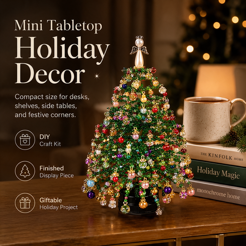 🔥BEST SALE 70% OFF! 🎄DIY Beaded Christmas Tree Ornament Craft Kit