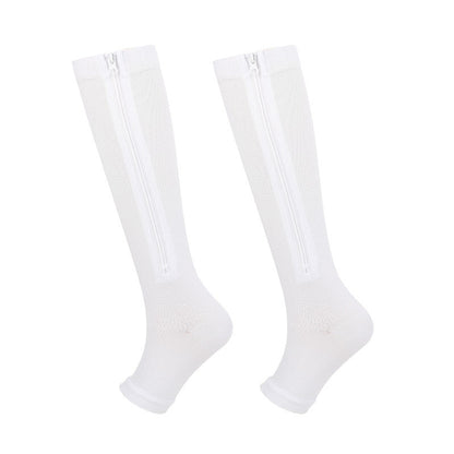 💥LAST DAY SALE 60%OFF💥🏃‍♂️ Sports Zipper Compression Socks – Comfort, Support & Easy On/Off