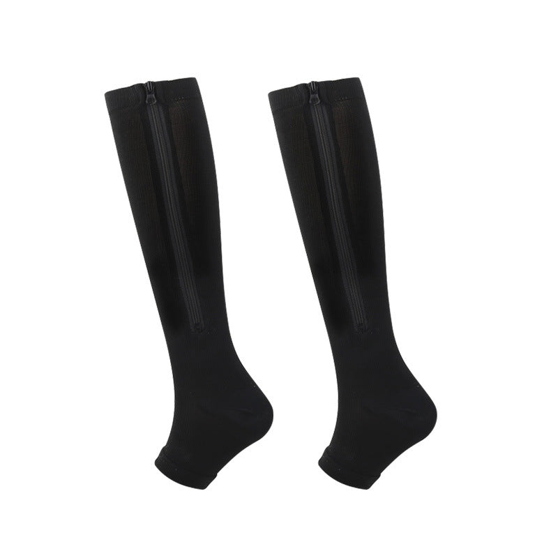 💥LAST DAY SALE 60%OFF💥🏃‍♂️ Sports Zipper Compression Socks – Comfort, Support & Easy On/Off
