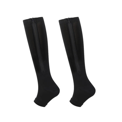 💥LAST DAY SALE 60%OFF💥🏃‍♂️ Sports Zipper Compression Socks – Comfort, Support & Easy On/Off