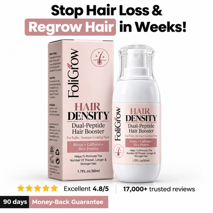 EXCLUSIVE DEAL 70% OFF🔥FoliGrow™ Advanced Dual-Peptide Hair Booster