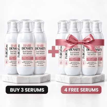 EXCLUSIVE DEAL 70% OFF🔥FoliGrow™ Advanced Dual-Peptide Hair Booster