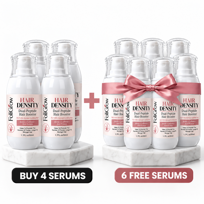 EXCLUSIVE DEAL 70% OFF🔥FoliGrow™ Advanced Dual-Peptide Hair Booster