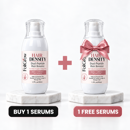 EXCLUSIVE DEAL 70% OFF🔥FoliGrow™ Advanced Dual-Peptide Hair Booster