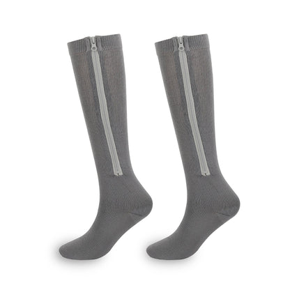 💥LAST DAY SALE 60%OFF💥🏃‍♂️ Sports Zipper Compression Socks – Comfort, Support & Easy On/Off