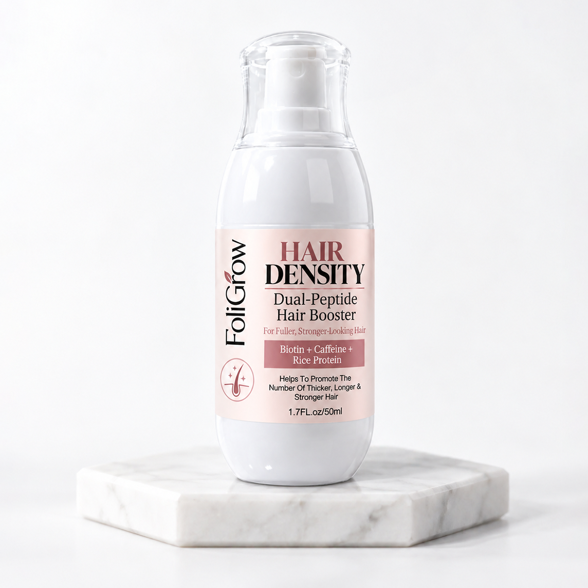 EXCLUSIVE DEAL 70% OFF🔥FoliGrow™ Advanced Dual-Peptide Hair Booster