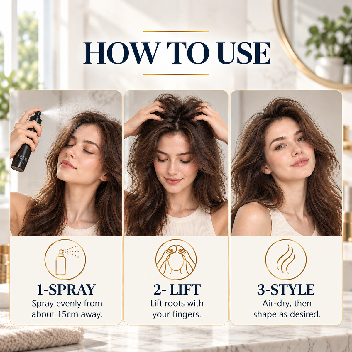 EXCLUSIVE DEAL 70% OFF🔥 Fluffy Volumizing Hair Shaping Spray