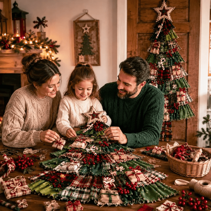 DIY Oversized Patchwork Christmas Tree Door Hanger Kit