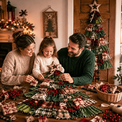DIY Oversized Patchwork Christmas Tree Door Hanger Kit