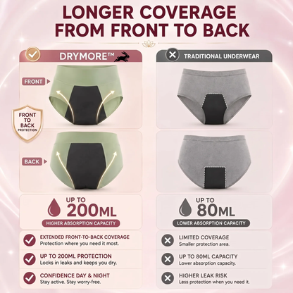 💥LAST DAY 70% OFF💥Drymore™ Premium Bamboo Leakproof Underwear