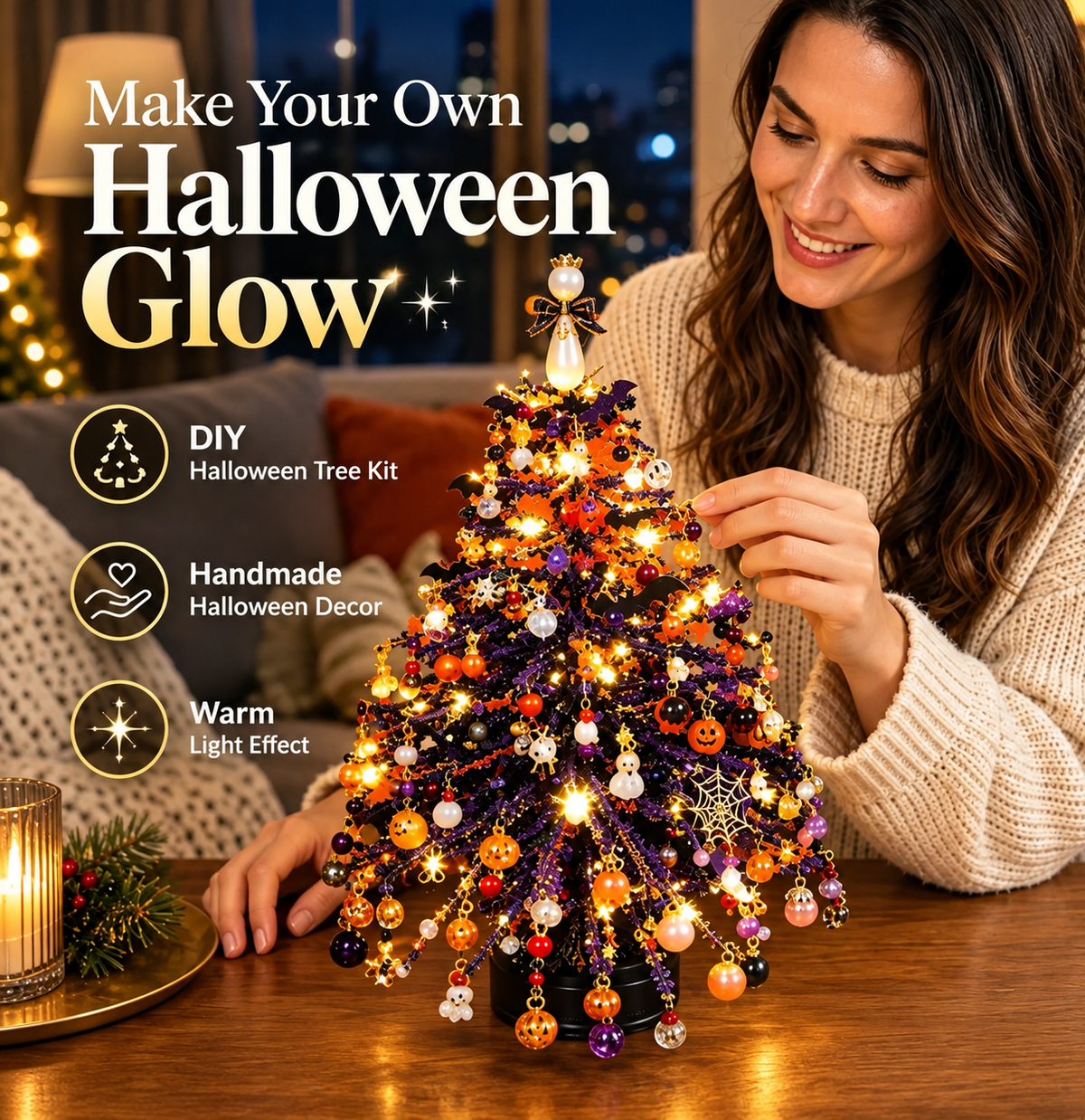 🔥BEST SALE 70% OFF! 🎄DIY Beaded Christmas Tree Ornament Craft Kit