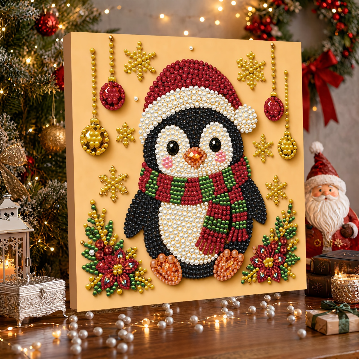 DIY Christmas Pearl Diamond Painting Art Kit 🎅
