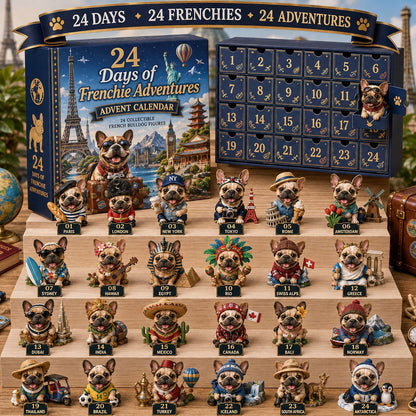 🔥HOT SALE 50% OFF - ✨French Bulldog Advent Calendar 2026 - Dog Blind Boxes