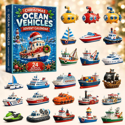 🔥HOT SALE 50% OFF - ✨Transportation Vehicles Advent Calendar 2026 - Vehicle Blind Boxes