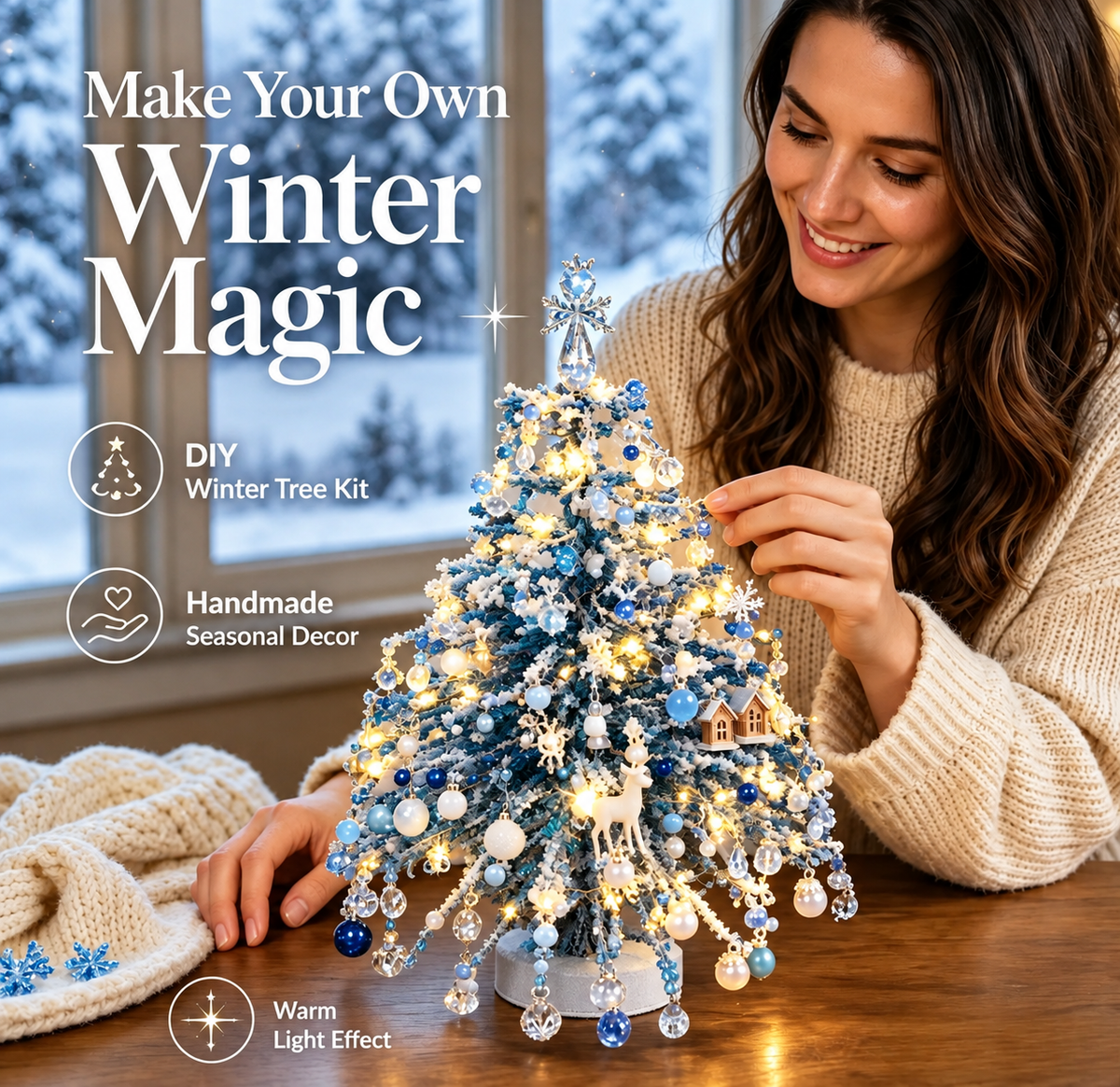🔥BEST SALE 70% OFF! 🎄DIY Beaded Christmas Tree Ornament Craft Kit