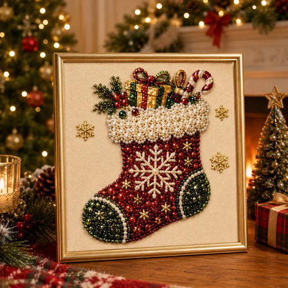 DIY Christmas Pearl Diamond Painting Art Kit 🎅