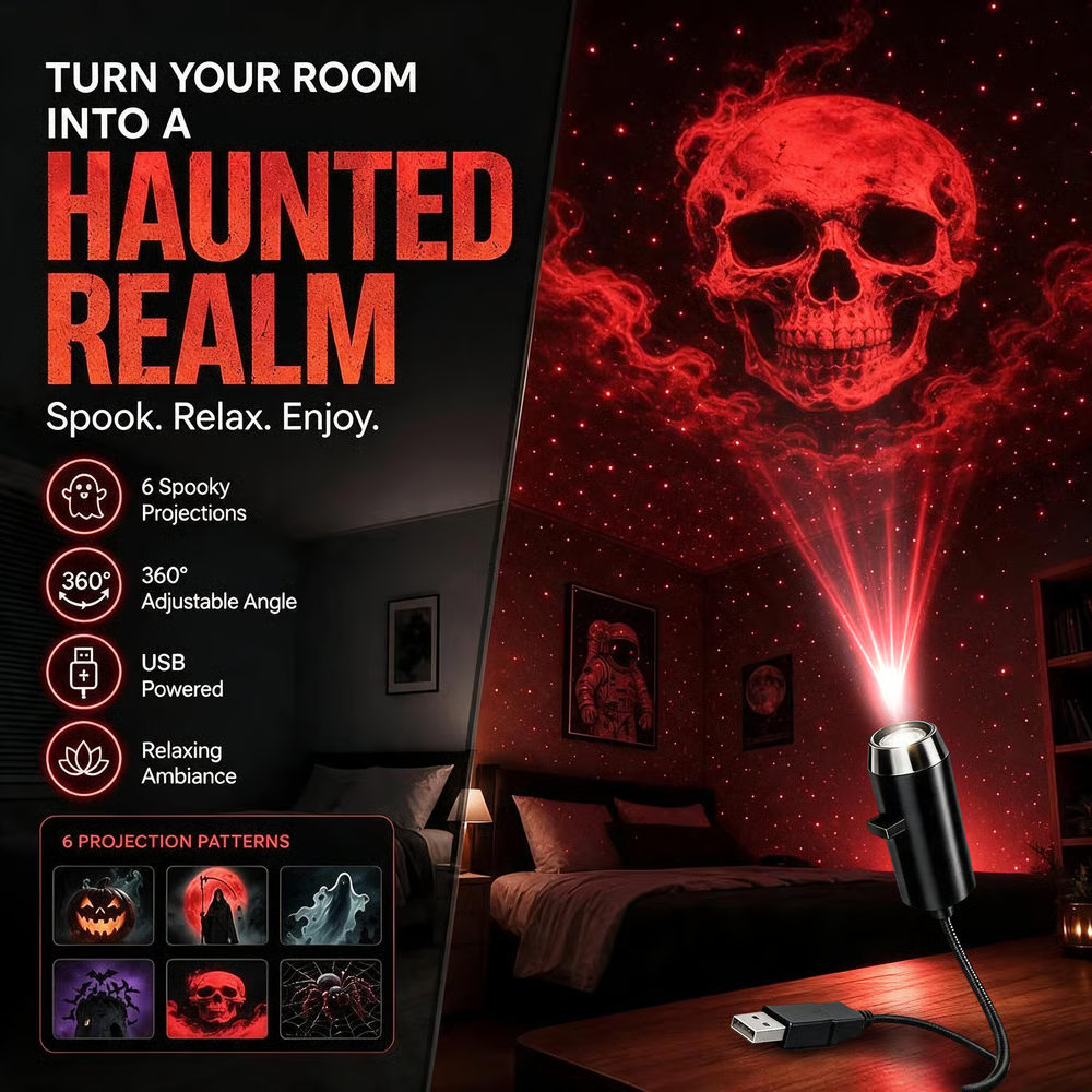 🔥60% OFF NOW✨ Plug-&-Play HD Christmas Projector