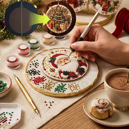🔥70% OFF! Last Day Promotion!🎄Christmas DIY Diamond Painting Ornaments