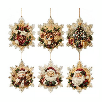 🔥70% OFF! Last Day Promotion!🎄Christmas DIY Diamond Painting Ornaments