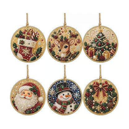 🔥70% OFF! Last Day Promotion!🎄Christmas DIY Diamond Painting Ornaments