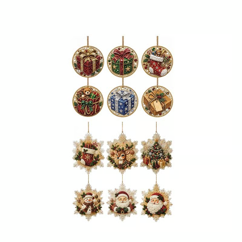 🔥70% OFF! Last Day Promotion!🎄Christmas DIY Diamond Painting Ornaments