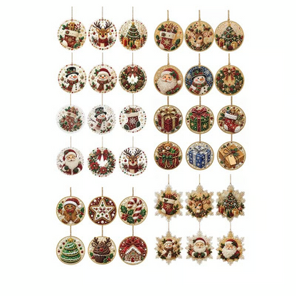 🔥70% OFF! Last Day Promotion!🎄Christmas DIY Diamond Painting Ornaments