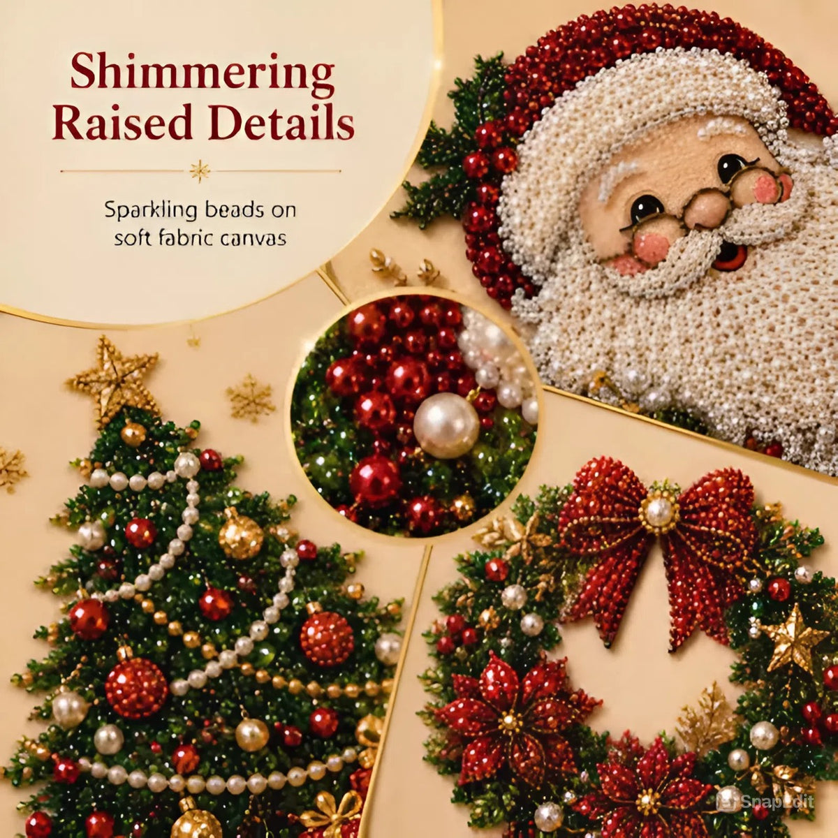 DIY Christmas Pearl Diamond Painting Art Kit 🎅