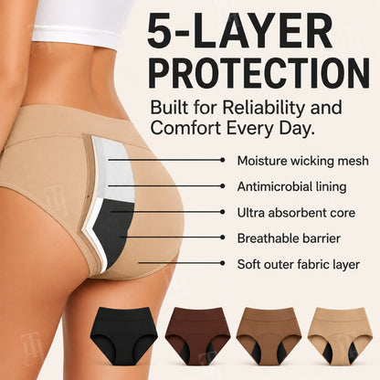 🌸💖Last Day 60% OFF| Washable Leak-Proof Incontinence Panties - 100% Invisible Smart Protection