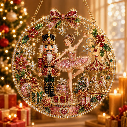 Christmas Suncatcher Diamond Art Hanging Ornament Kit